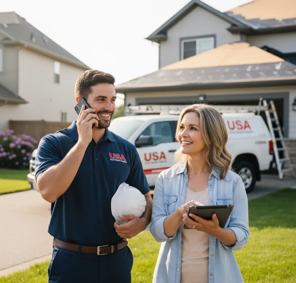 USA Roof Repair Experts customer support in Attica